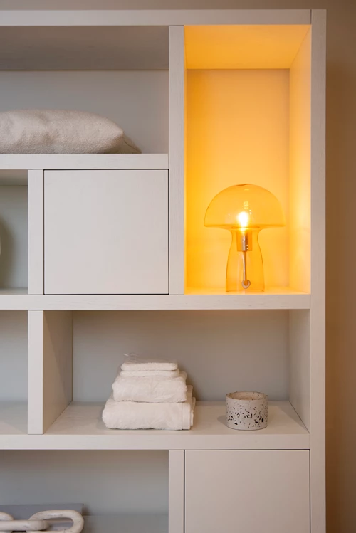 Lucide FUNGO - Table lamp - 1xE27 - Orange - atmosphere 2